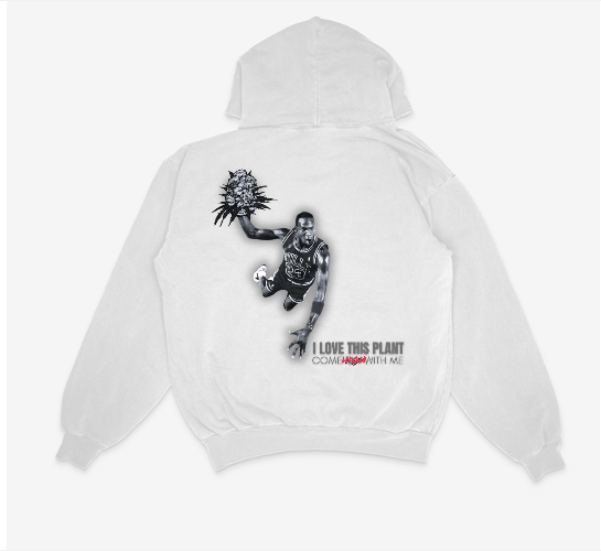 ILTP - Come HIGH With Me NOIR HOODIE (WHITE)