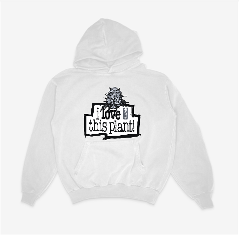 ILTP - Come HIGH With Me NOIR HOODIE (WHITE)