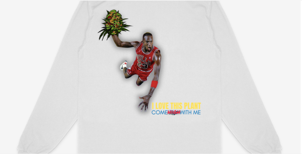 ILTP - Come HIGH With Me (WHITE LONG SLEEVE SHIRT)