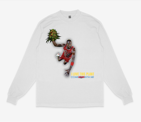 ILTP - Come HIGH With Me (WHITE LONG SLEEVE SHIRT)