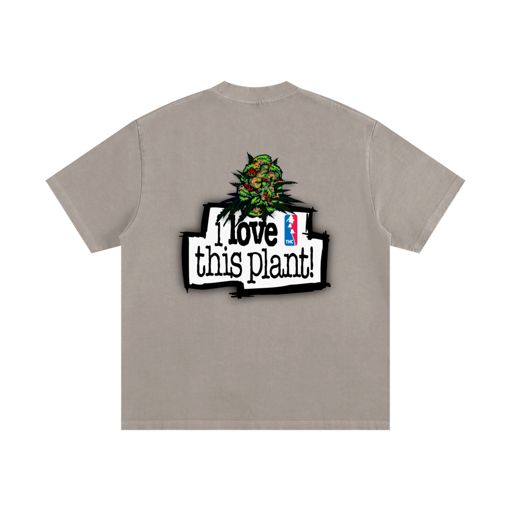 ILTP - PLANTSTARR (ORANGE LOGO) Heavyweight Vintage Washed Frayed T-Shirt